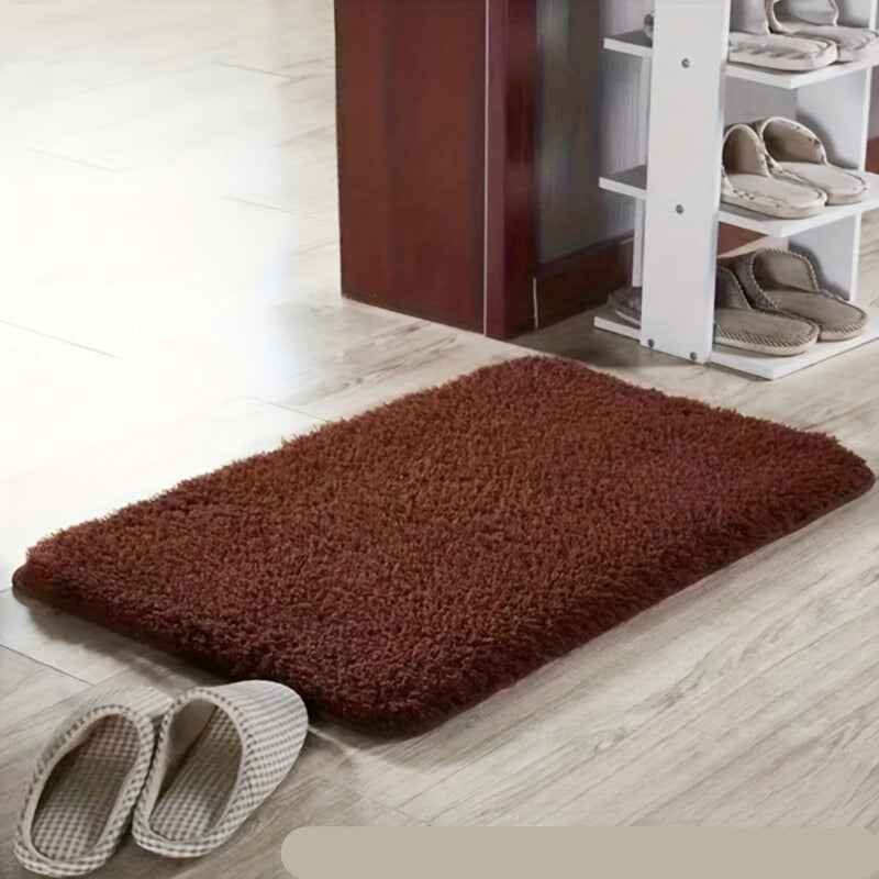 Luxury Soft Non-Slip Bath Mat with Geometric Pattern