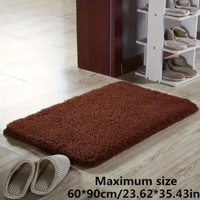 Luxury Soft Non-Slip Bath Mat with Geometric Pattern