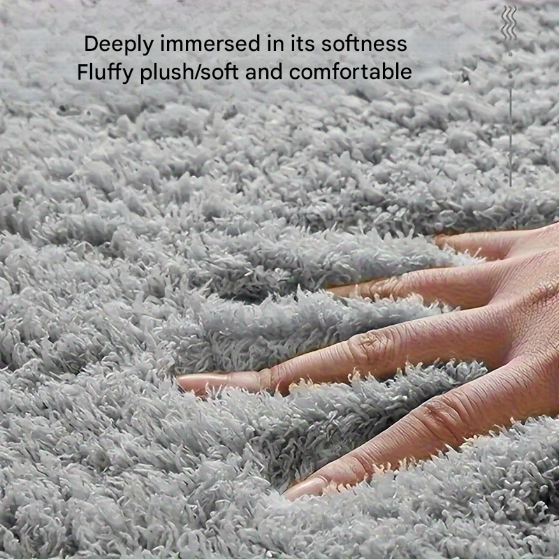 Luxury Soft Non-Slip Bath Mat with Geometric Pattern