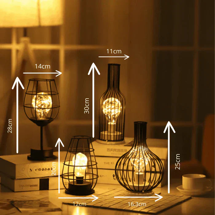 Ava Luxe Black Table Lamp with Modern Design