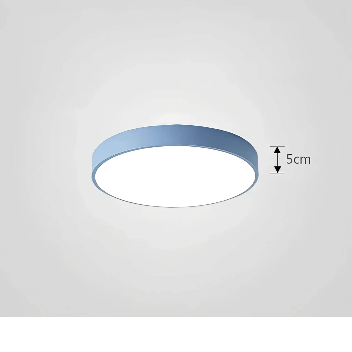 Modern Color-Changing Ceiling Light with Remote Control