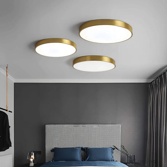 Modern Color-Changing Ceiling Light with Remote Control