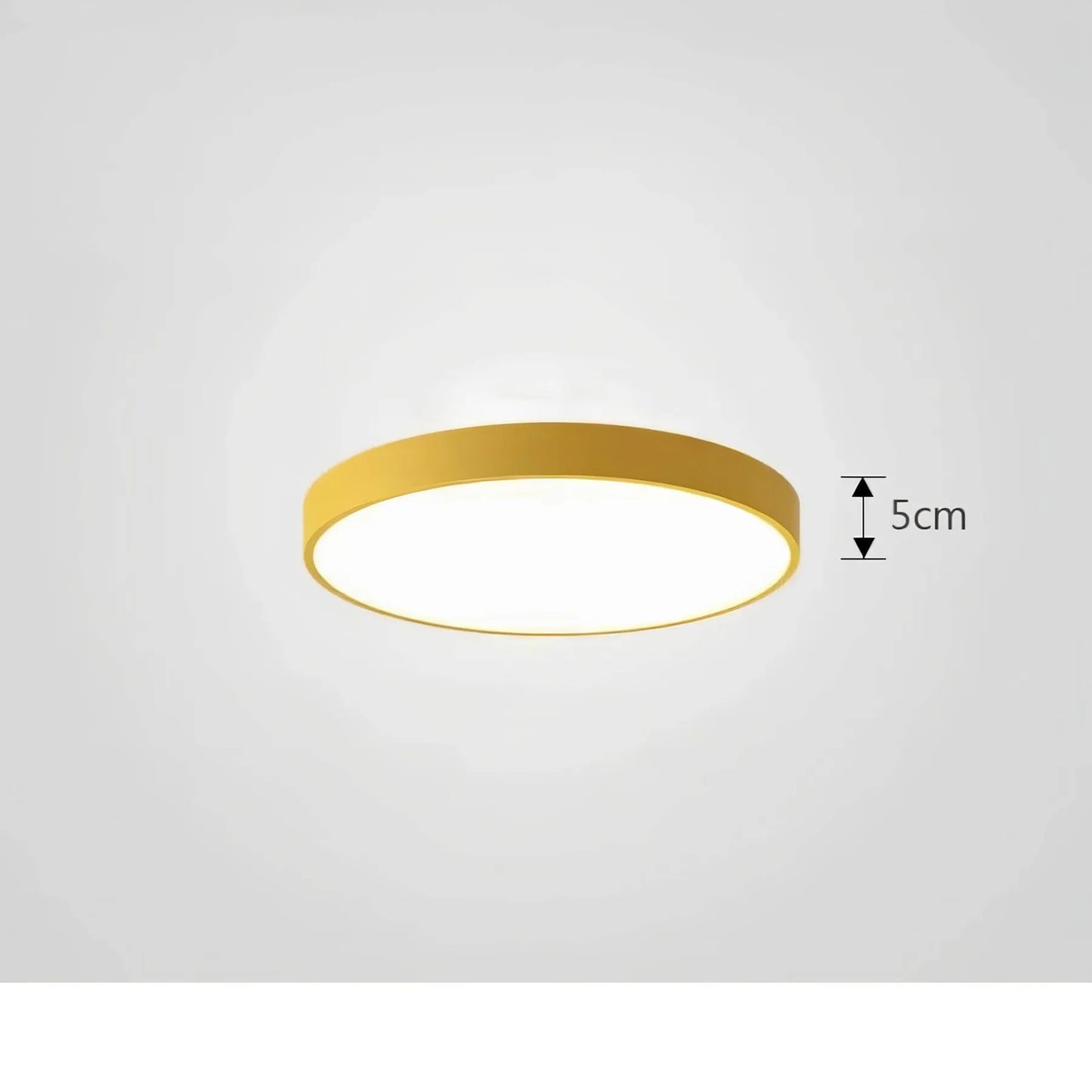 Modern ChromaCraft Ceiling Light with Remote Control and Color Dimming