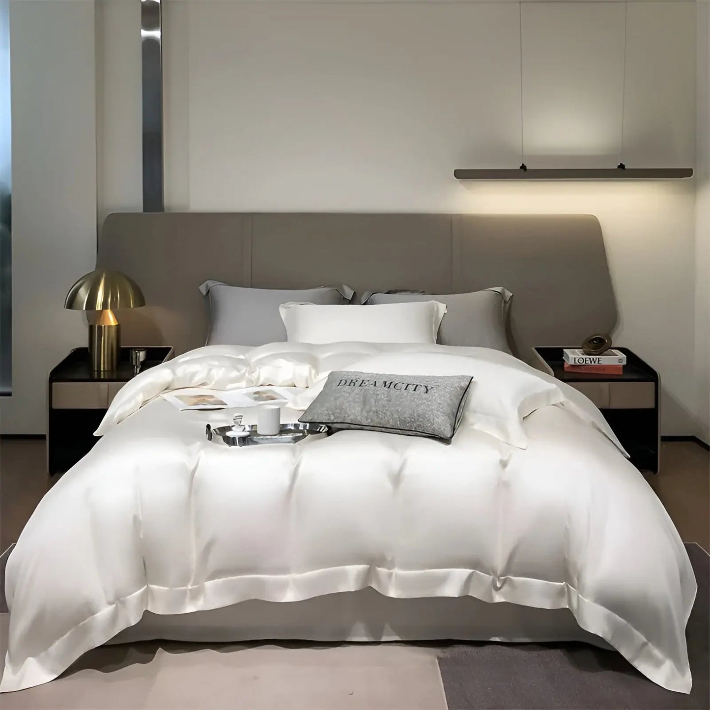 Luxury Bamboo Bedding Set - Silky Soft, Temperature Regulating Duvet Cover and Pillowcases