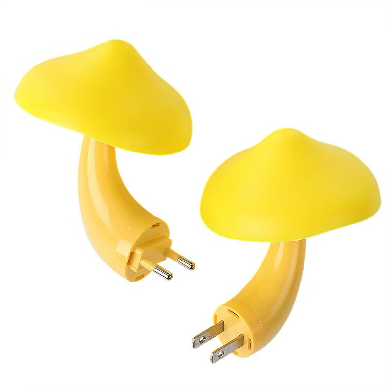 Magic Mushroom LED Night Light with Light Sensor