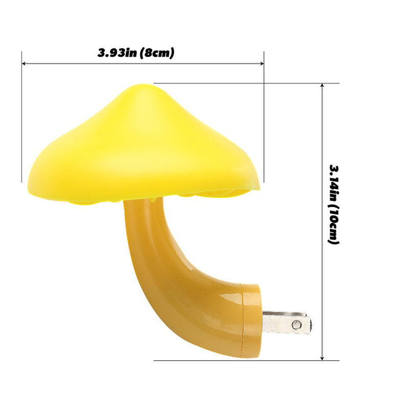 Magic Mushroom LED Night Light with Light Sensor