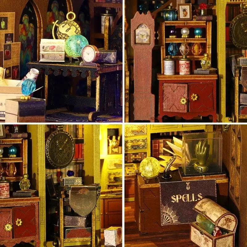 Magic Treasure House DIY Book Nook with LED Lights