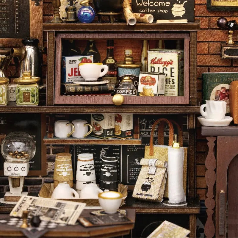 DIY Magic Coffee Shop Book Nook Kit