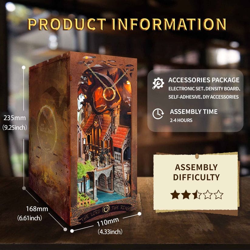 Epic Fantasy Journey DIY Book Nook Kit