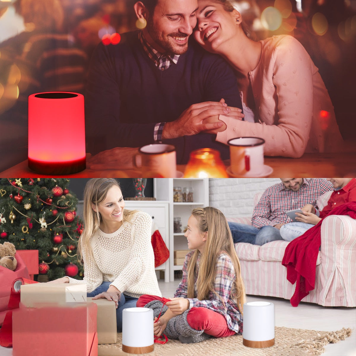 Rechargeable Adjustable LED Night Light Lamp