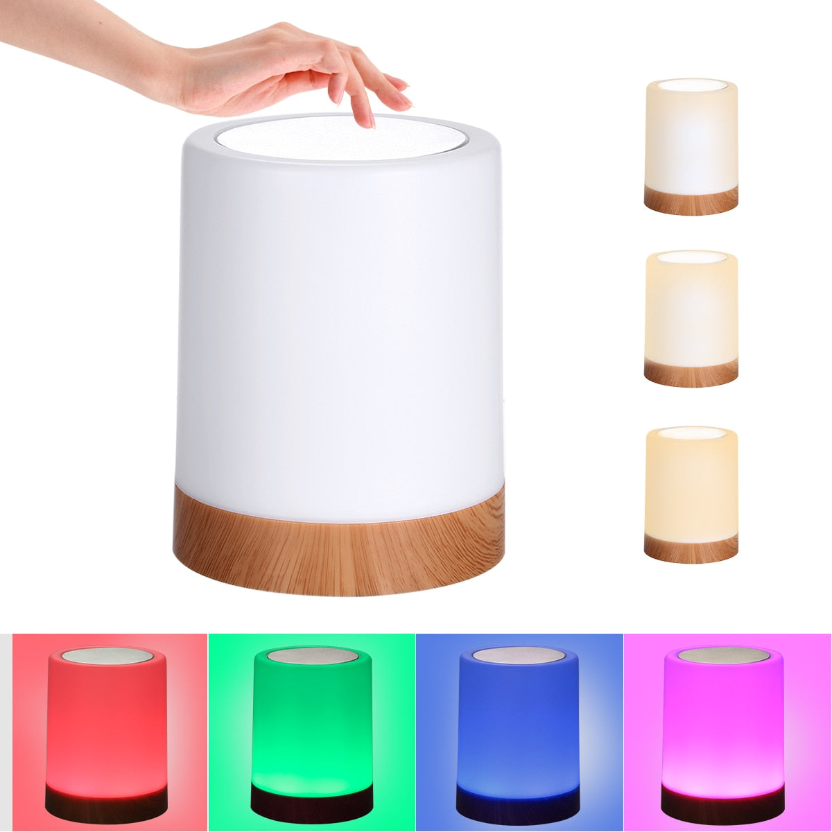 Rechargeable Adjustable LED Night Light Lamp