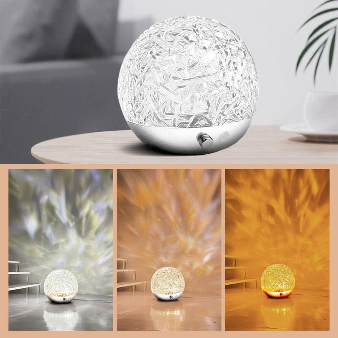 Dynamic Water Wave Projection Mood Lamp with Remote Control
