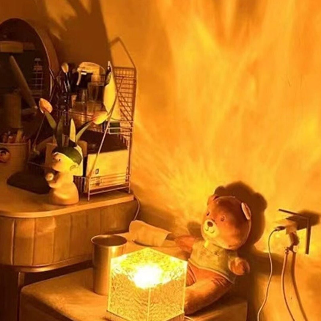 Dynamic Water Wave Projection Mood Lamp with Remote Control