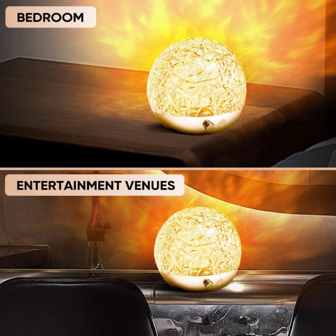 Dynamic Water Wave Projection Mood Lamp with Remote Control