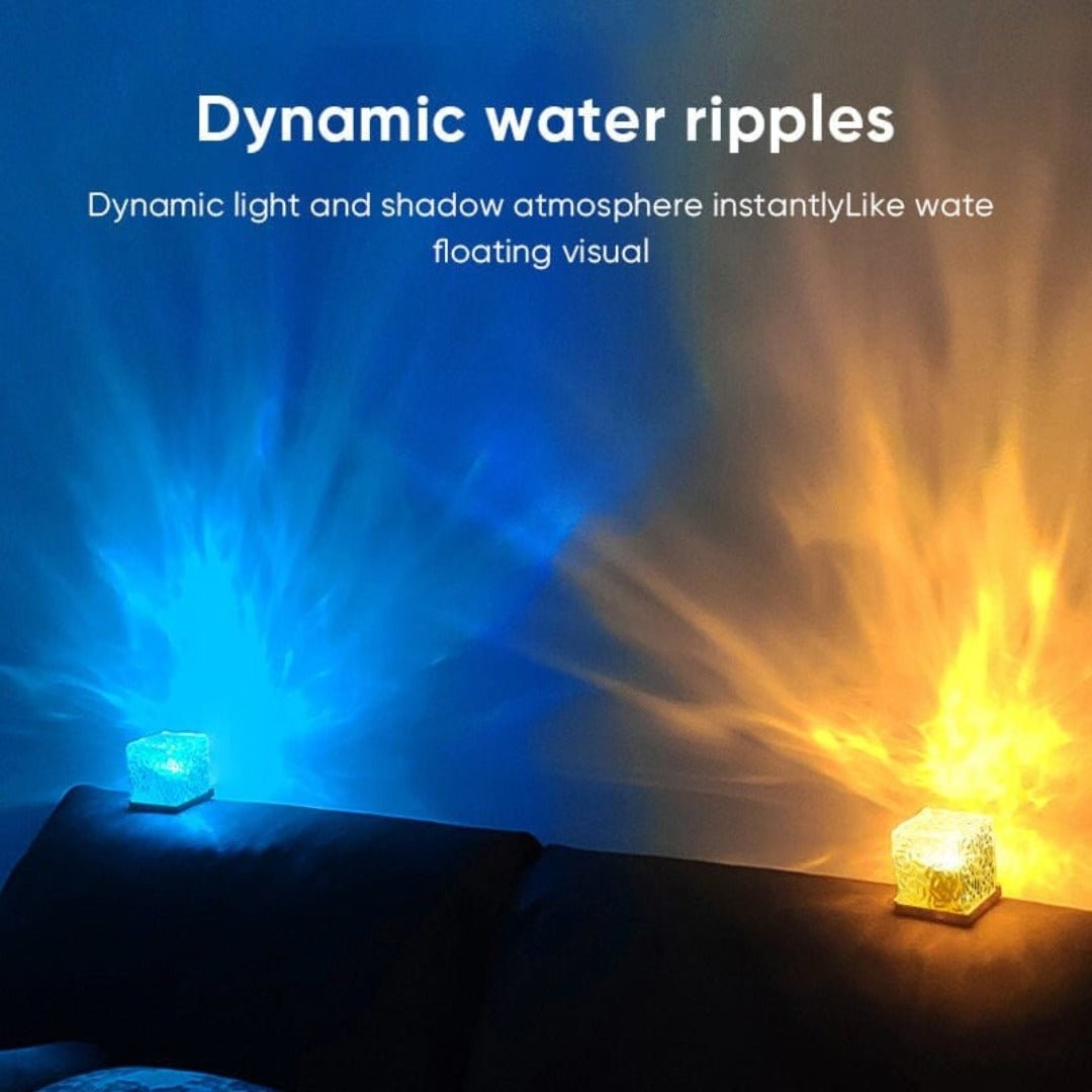 Dynamic Water Wave Projection Mood Lamp with Remote Control