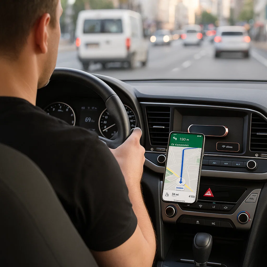 Magnetic Phone Holder for Car - No Installation Required