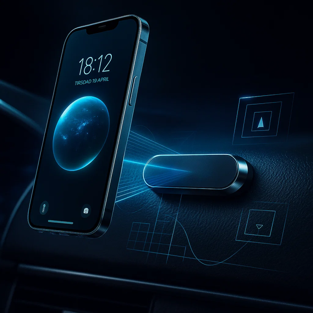 Magnetic Phone Holder for Car - No Installation Required