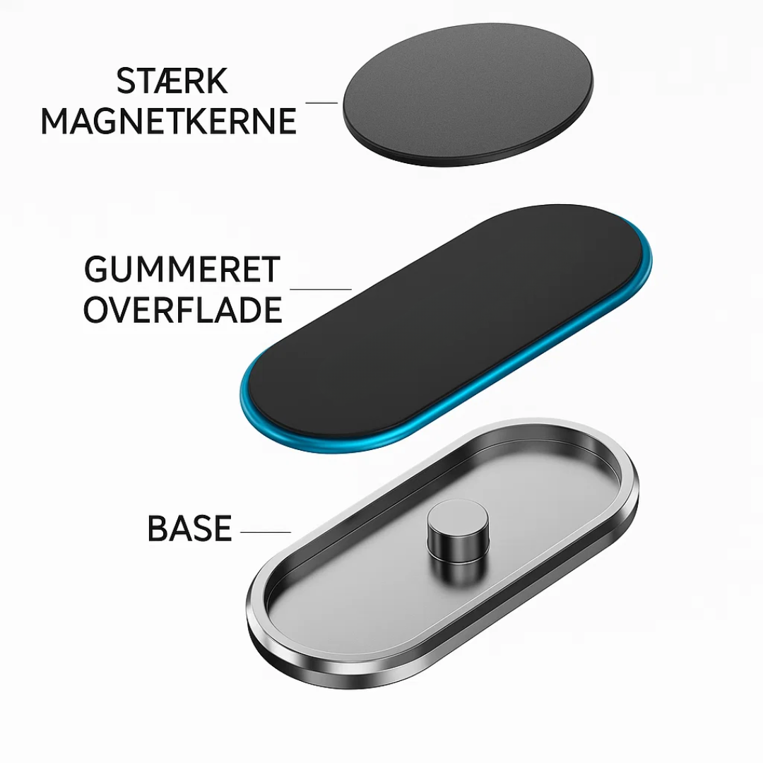 Magnetic Phone Holder for Car - No Installation Required