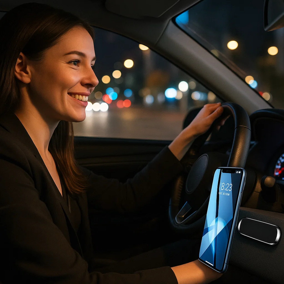 Magnetic Phone Holder for Car - No Installation Required
