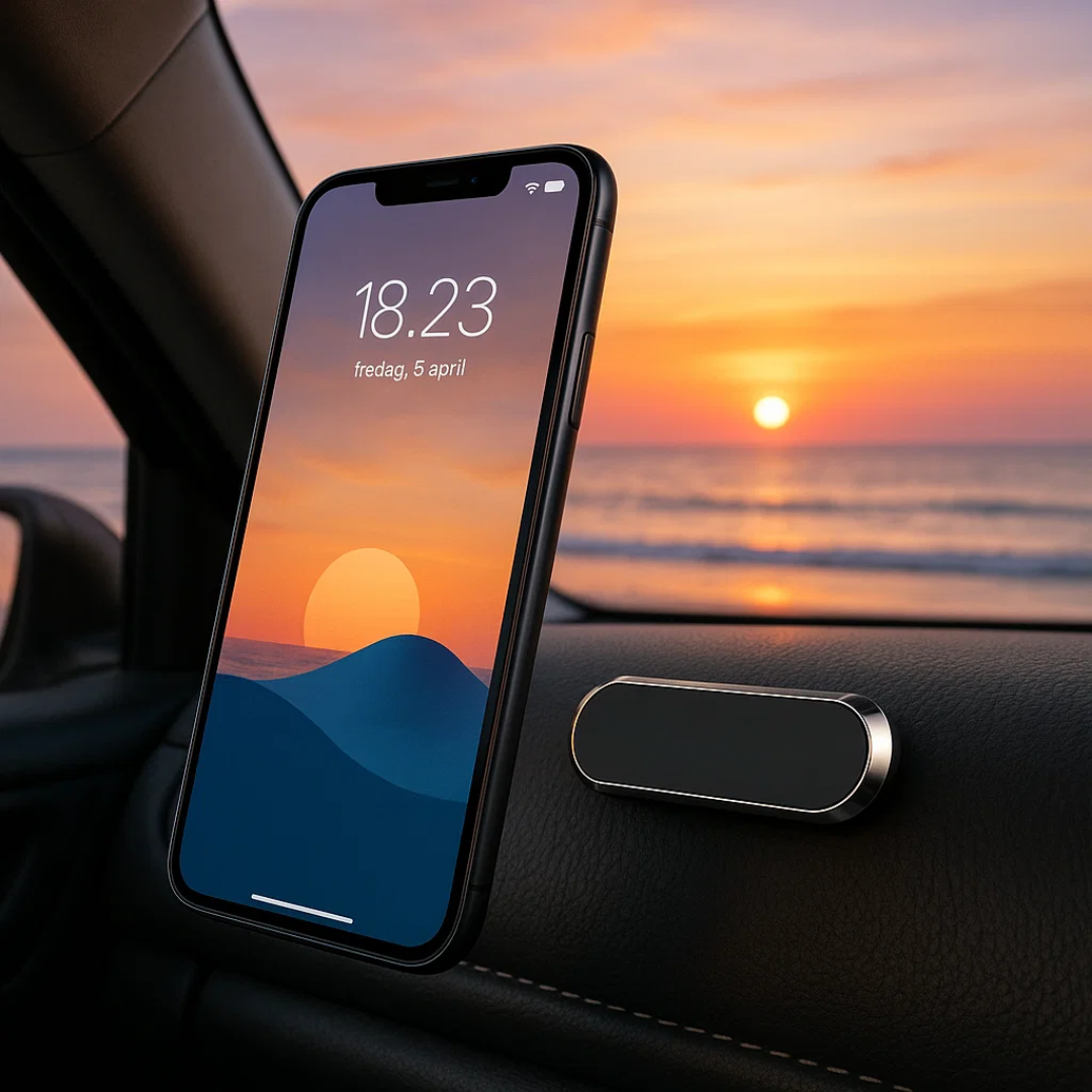 Magnetic Phone Holder for Car - No Installation Required