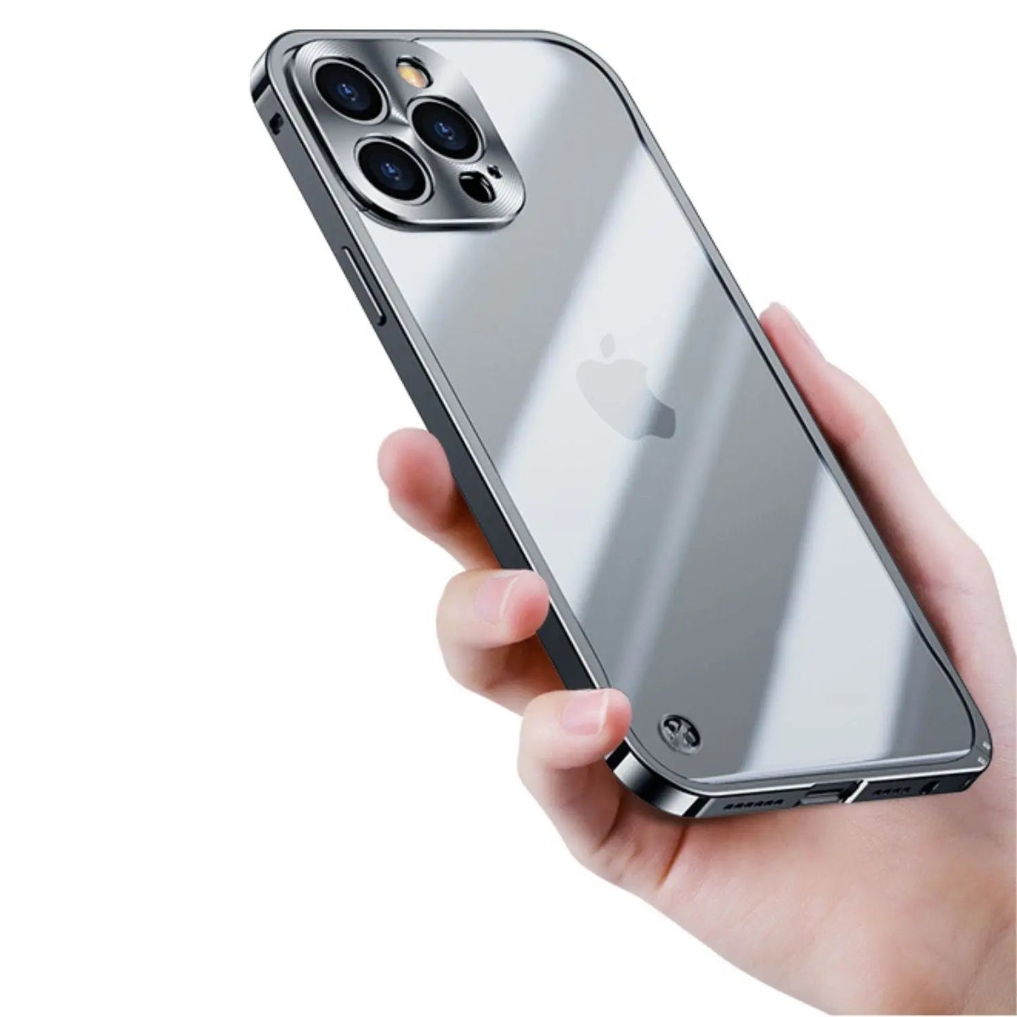 Metal MagSafe Case for iPhone Pro Max - Slim Clear Design with Premium Protection