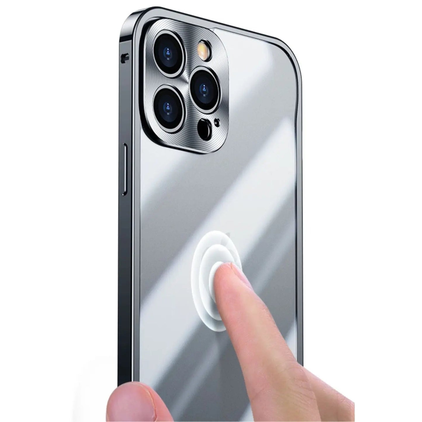 Metal MagSafe Case for iPhone Pro Max - Slim Clear Design with Premium Protection