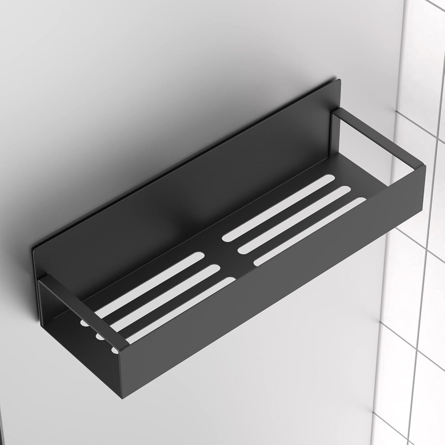 Magnetic Spice Rack Set - Space-Saving Organizers in Black