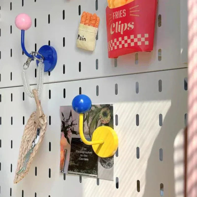 Eames Dot Color Rush Magnetic Hook in Green, Blue, Yellow