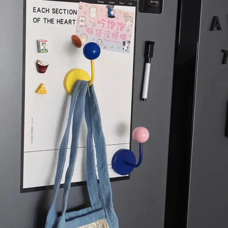 Eames Dot Color Rush Magnetic Hook in Green, Blue, Yellow