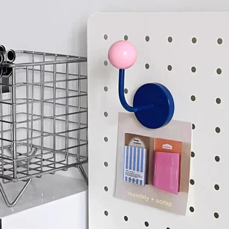 Eames Dot Color Rush Magnetic Hook in Green, Blue, Yellow