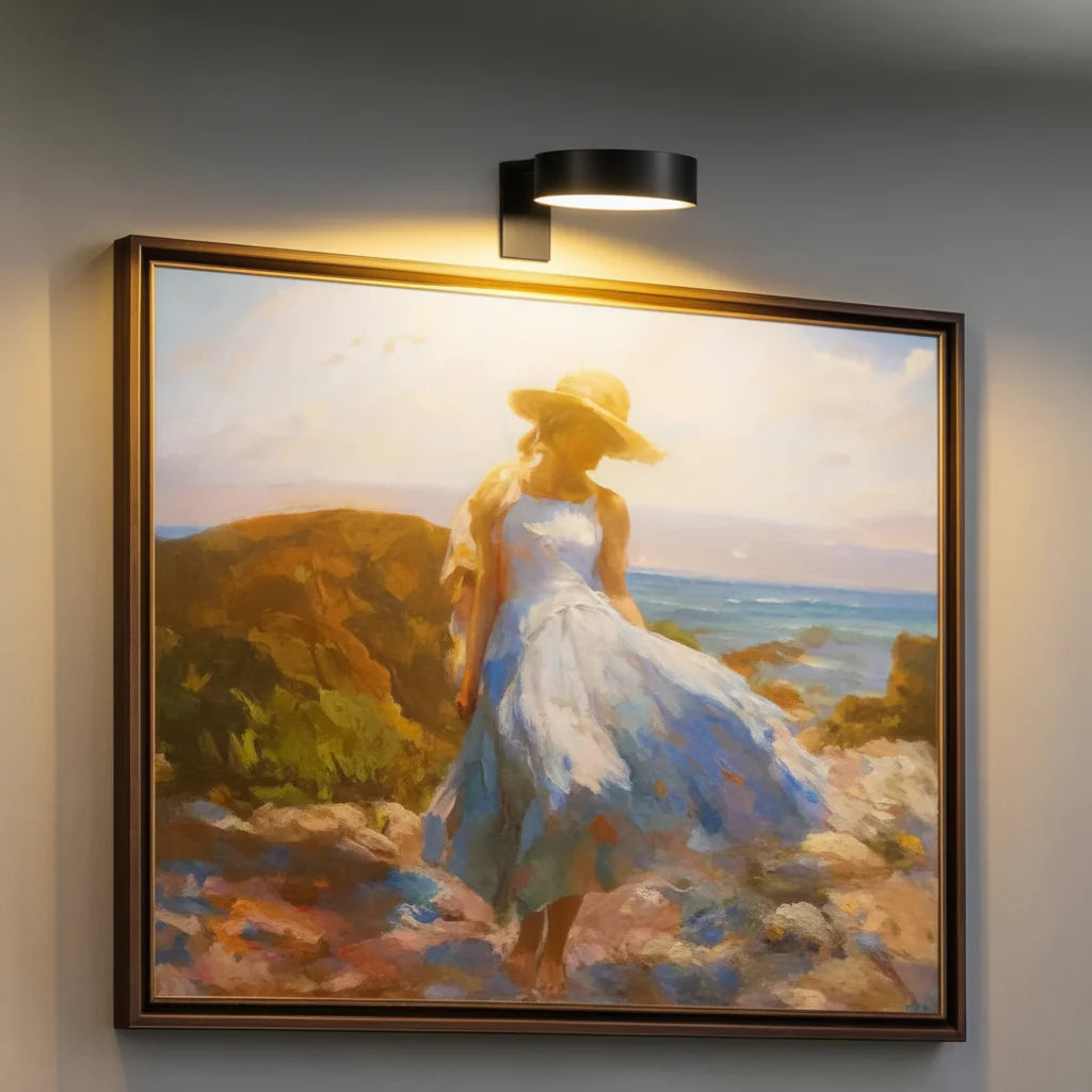 LED Magnetic Accent Light with Adjustable Brightness for Artwork