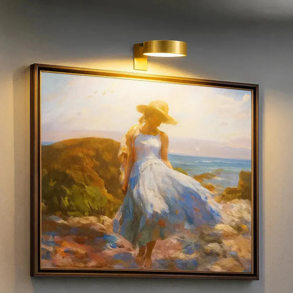 LED Magnetic Accent Light with Adjustable Brightness for Artwork