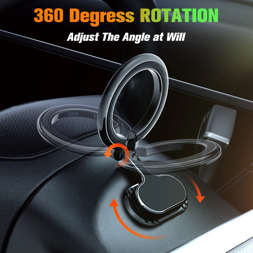 Ergonomic Magnetic Phone Holder with 360-Degree Rotation