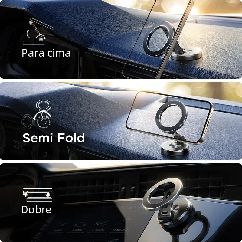 Ergonomic Magnetic Phone Holder with 360-Degree Rotation