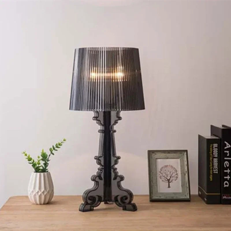 Baroque Table Lamp with Elegant Shade