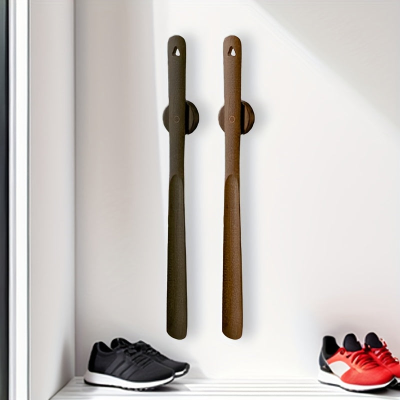 Ergonomic Long Handle Metal Shoe Horn