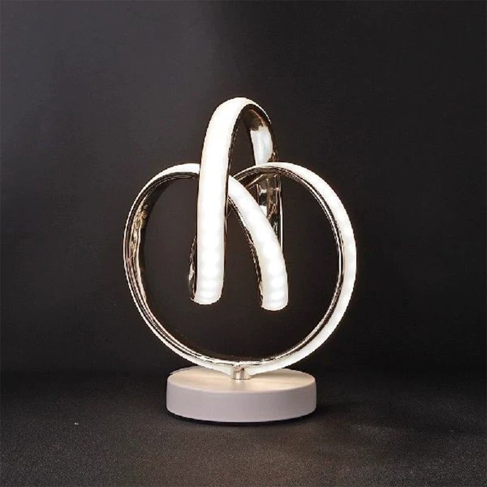 Curved LED Table Lamp with USB Connection