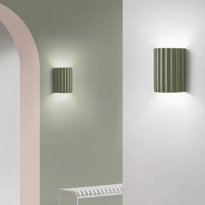 Minimalist Resin Wall Lamp with Up and Down Lighting