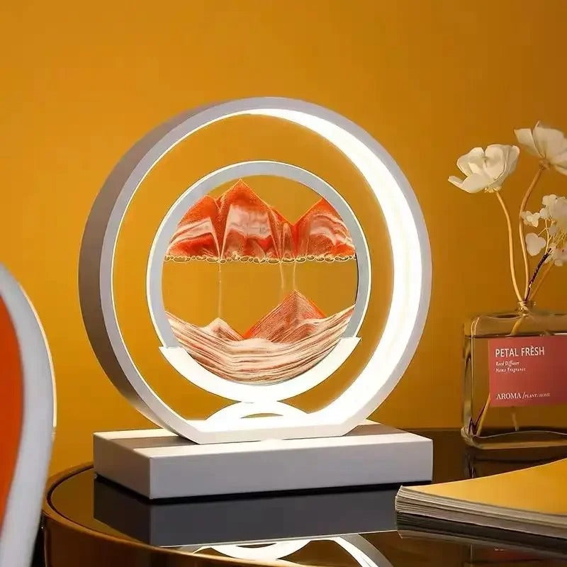 Sandscape LED Lamp with Changing Sand Design