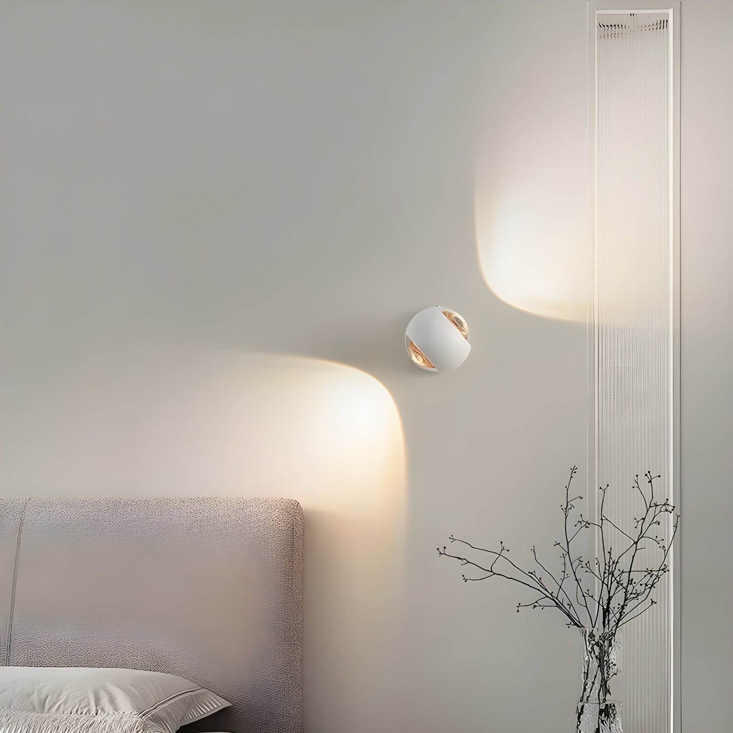 Modern 360-Degree Rotating LED Wall Lamp
