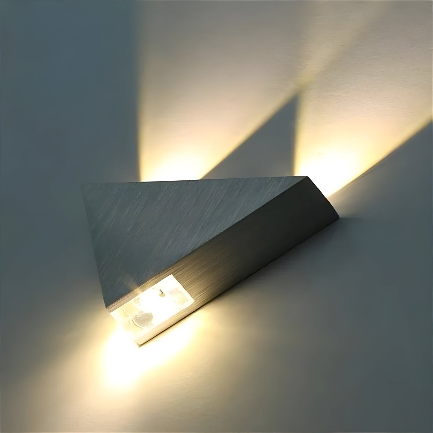 Modern Triangle LED Wall Lamp with Dimmable Lighting
