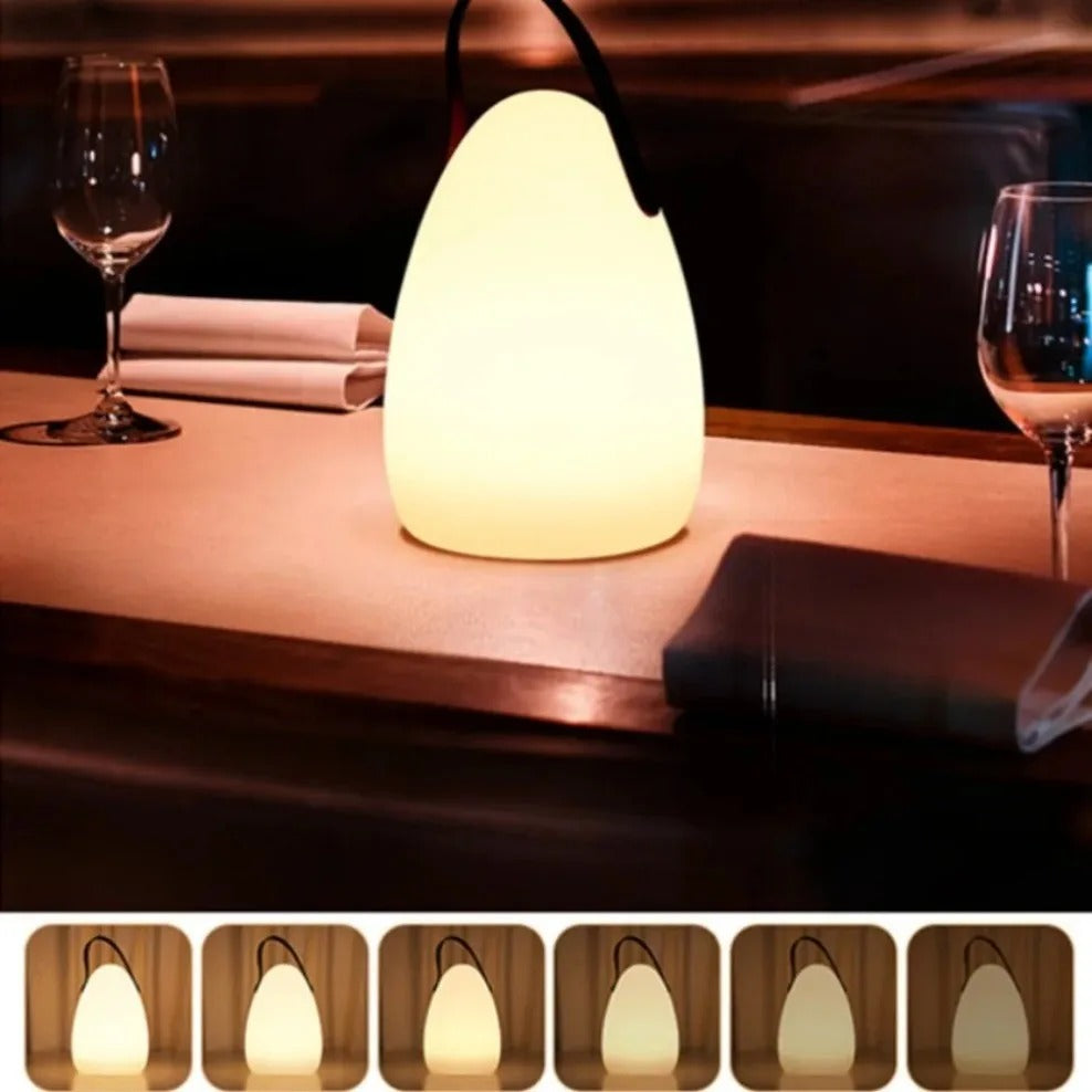 Portable Waterproof Cordless Table Lamp with Remote Control