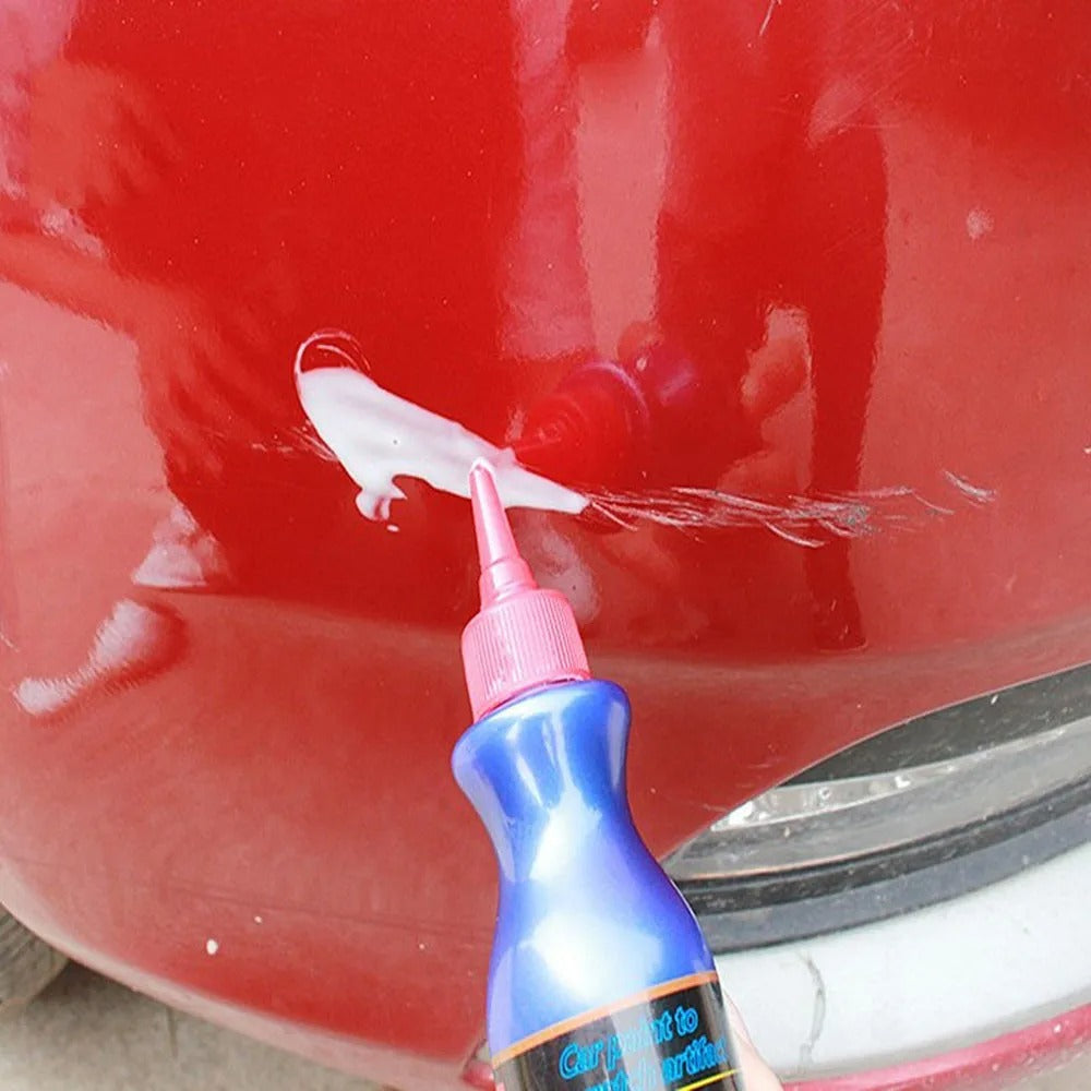 Car Scratch Remover with Foam Buffer Pad – Non-Abrasive Formula for All Paint Types