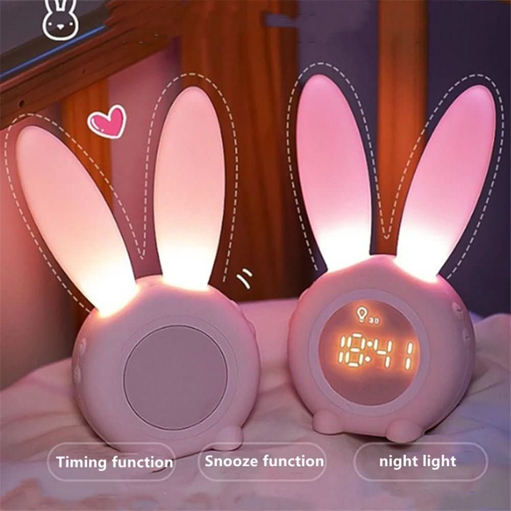 Gentle Night Light with Alarm for Toddlers