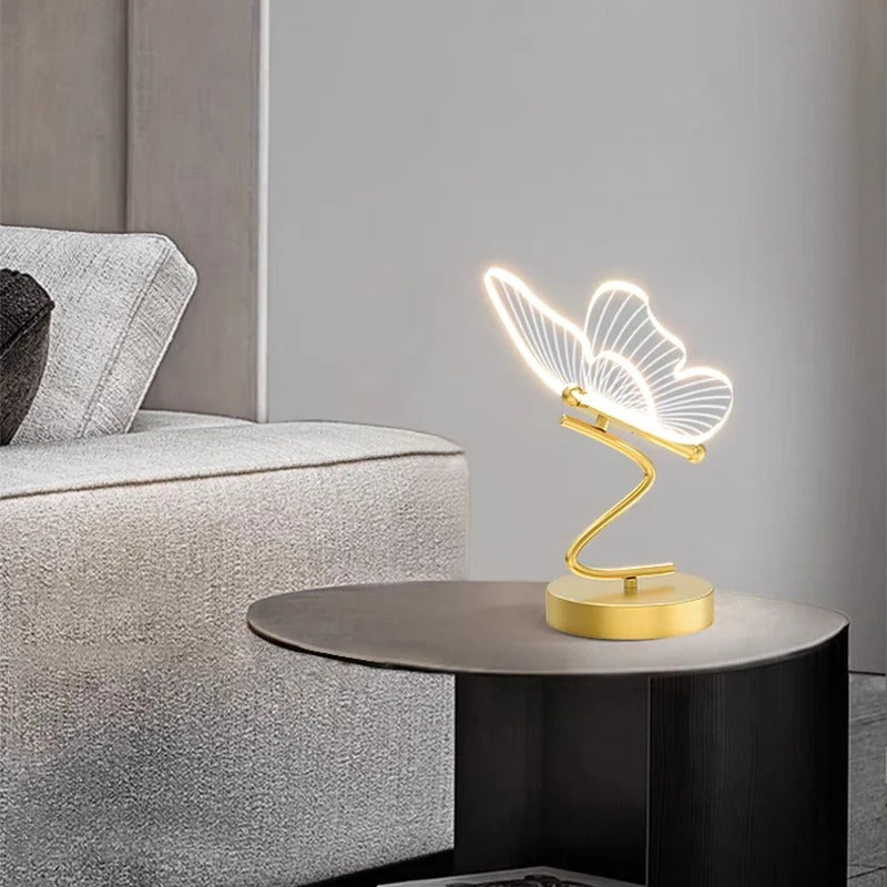 LED Butterfly Table Lamp with Adjustable Brightness