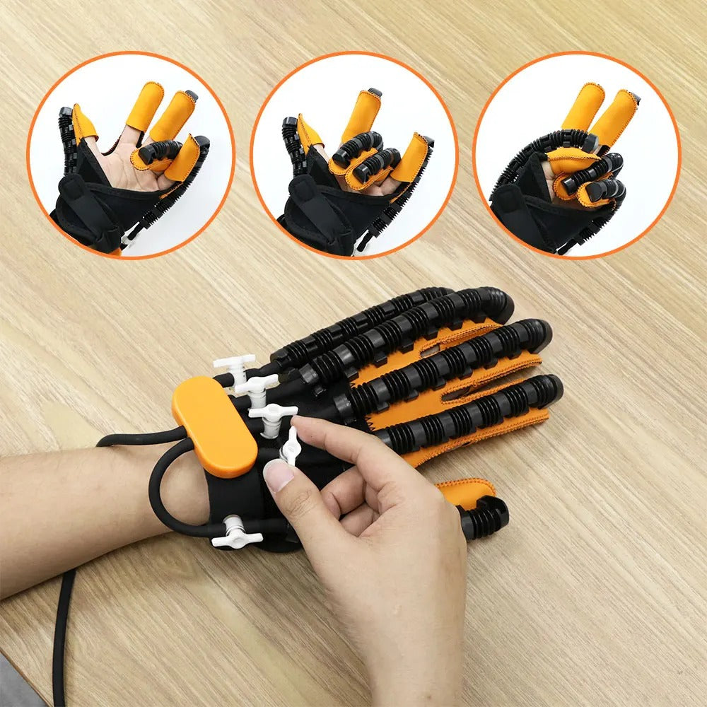Automatic Finger Strength Trainer Gloves for Hand Rehabilitation