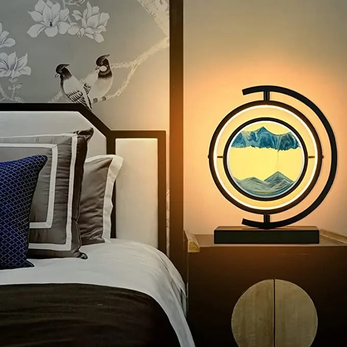 Sandscape LED Lamp with Changing Sand Design