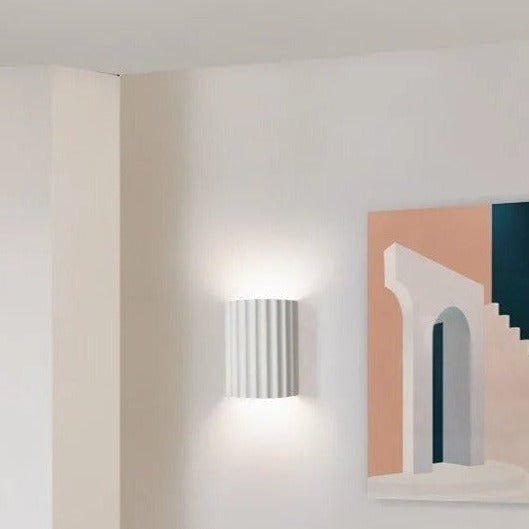 Minimalist Resin Wall Lamp with Up and Down Lighting