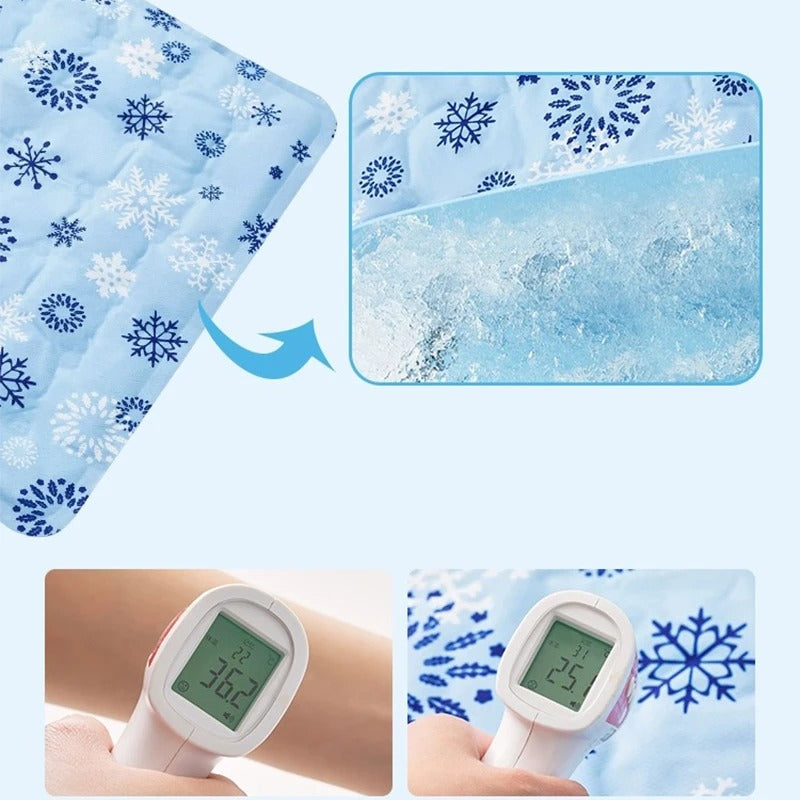 Self-Cooling Dog Mat with Non-Toxic Gel Technology