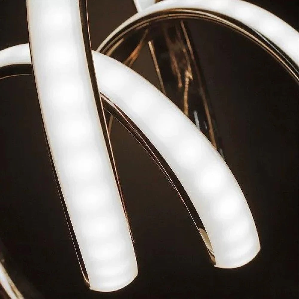 Curved LED Table Lamp with USB Connection